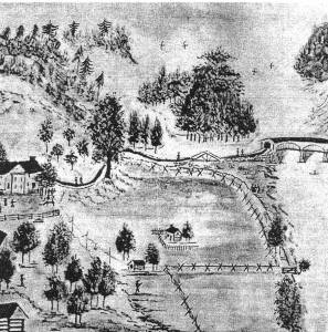 #3 - Ingle's Ferry Bridge by Lewis MIller in 1850's