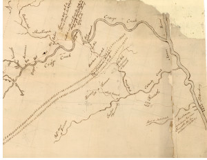 excerpt 1833 map - New Castle