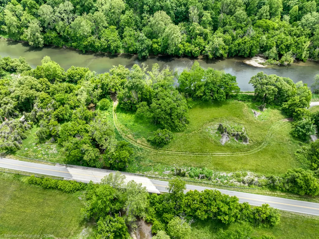 Stock Creek aerial along The Daniel Boone Wilderness Trail taken on May 14th, 2026