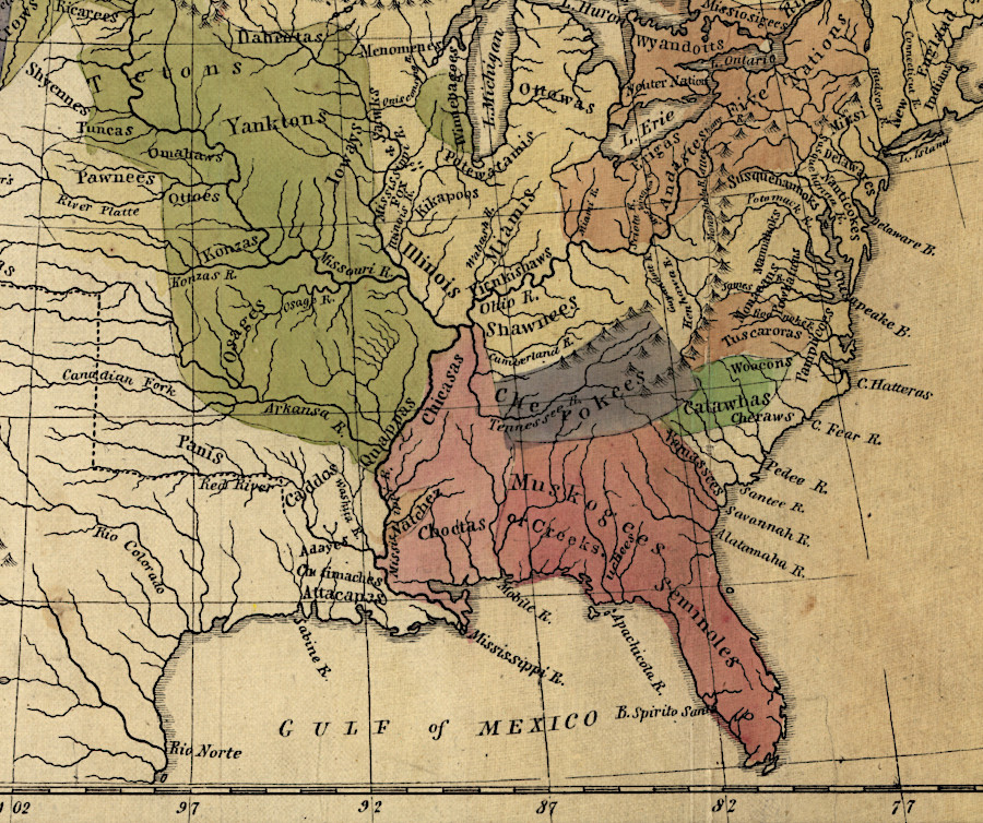 Cherokee Indians about 1600